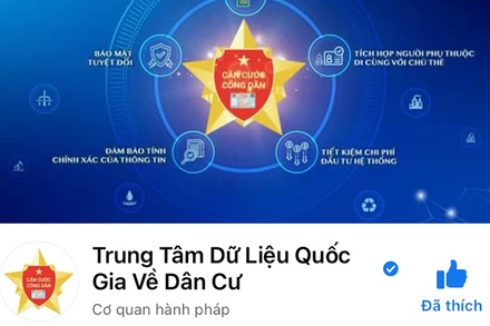 Fanpage nhận phản ánh của người dân về vấn đề cấp, trả căn cước công dân gắn chip.