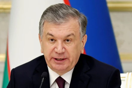 Tổng thống Uzbekistan đương nhiệm Shavkat Mirziyoyev.
