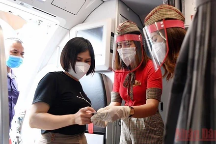 Hãng hàng không Vietjet Air miễn phí xét nghiệm cho hành khách khởi hành từ TP Hồ Chí Minh.