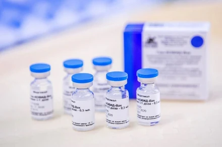 Vaccine ngừa Covid-19 Sputnik V của Nga. (Ảnh: Reuters)