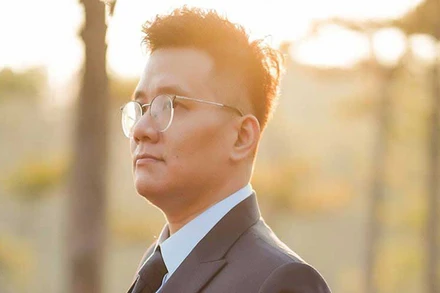 Đối tượng Nhâm Hoàng Khang bị cơ quan điều tra bắt giữ để phục vụ công tác điều tra.