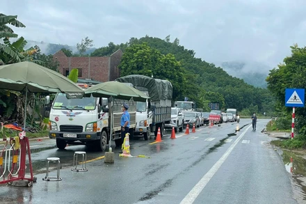 Chốt kiểm soát dịch Hòa Lạc - Hòa Bình sẽ dừng hoạt động từ 12 giờ ngày 20/10.