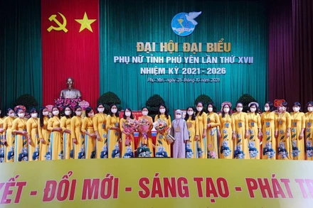 Đại hội đại biểu phụ nữ tỉnh lần thứ XVII nhiệm kỳ 2021 - 2026.