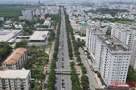 Một góc đô thị Biên Hòa (Đồng Nai).