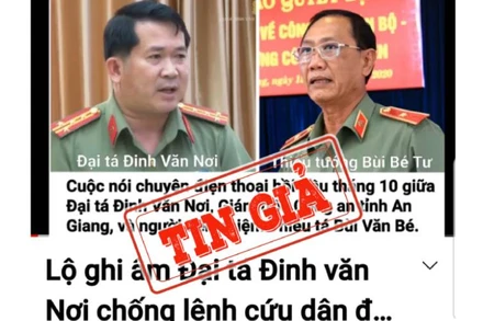 Một số kênh, trang mạng xã hội cố tình phát clip, hình ảnh cắt ghép sai sự thật để tiếp tay cho kẻ phản động.