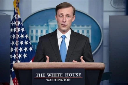 Cố vấn an ninh quốc gia Mỹ Jake Sullivan. (Ảnh: AFP/TTXVN)