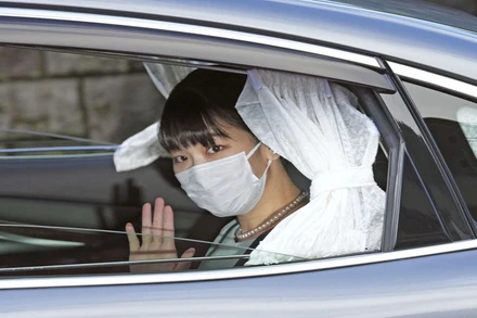 Sáng nay, Công chúa Mako người đã rời dinh thự của gia đình. (Ảnh: Reuters)