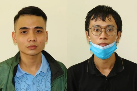 Hai đối tượng Lương Minh Ngọc và Nguyễn Thái Quý.