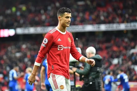 Ronaldo cũng không thể cứu MU khỏi trận hòa đáng thất vọng. (Ảnh: Daily Mail) 