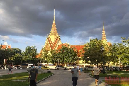 Thủ đô Phnom Penh được kỳ vọng sẽ đón nhiều du khách khi Campuchia mở cửa trở lại. (Ảnh: Nguyễn Hiệp)