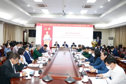 Quang cảnh hội thảo.