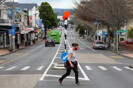 Một tuyến phố ở Auckland, New Zealand ngày 19/9. (Ảnh: TTXVN)