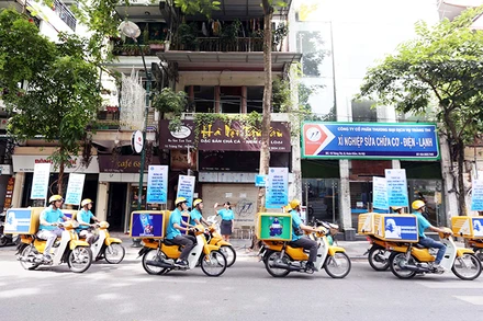 Lễ ra quân Tháng vận động bảo hiểm xã hội toàn dân năm 2020 (Ảnh: ANH TUẤN).