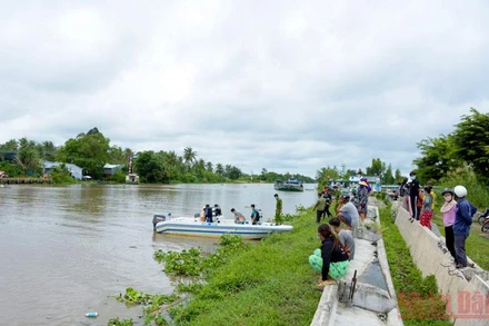 Hiện trường vụ tai nạn.