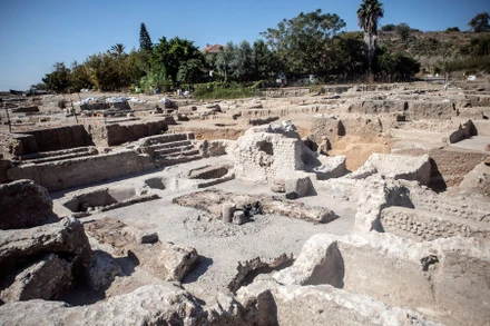 Khu vực khai quật. (Ảnh: Reuters)