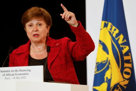 Tổng Giám đốc Quỹ Tiền tệ quốc tế (IMF) Kristalina Georgieva. (Ảnh: Reuters)