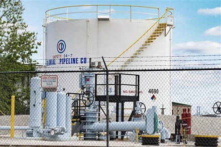 DarkSide là nhóm tin tặc đứng sau vụ tấn công mạng bằng mã độc tống tiền (ransomware) nhằm vào Colonial Pipeline. (Ảnh: AFP/TTXVN)