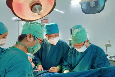 Bệnh nhân Nguyễn Quang K. được cứu chữa tại Bệnh viện Vũng Tàu.