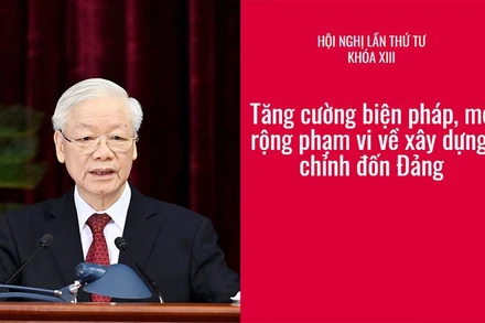 Tăng cường biện pháp, mở rộng phạm vi về xây dựng, chỉnh đốn Đảng