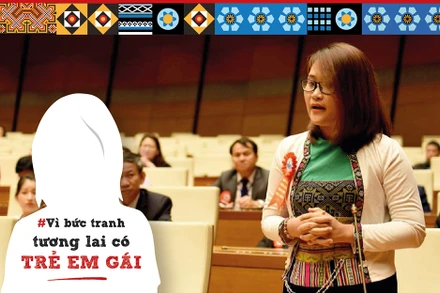 Cô giáo Hà Ánh Phương, một trong những nhân vật truyền cảm hứng. (Ảnh: UNESCO Hà Nội)