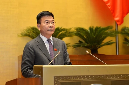 Bộ trưởng Tư pháp Lê Thành Long. (Ảnh: VPQH)