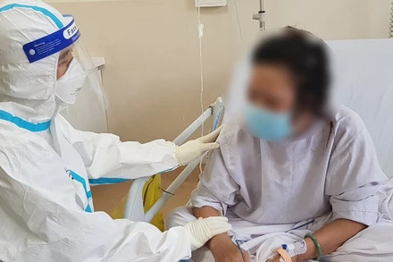 Hỗ trợ tâm lý cho người bệnh nhiễm Covid-19 rất quan trọng. (Ảnh: Bệnh viện Chợ Rẫy)