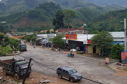 Phong tỏa một số khu dân cư tại xã Trà Mai.