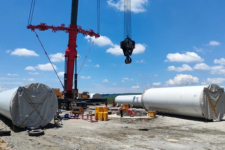 Nhiều công trình, dự án điện gió trên địa bàn tỉnh Gia Lai vi phạm về sử dụng lao động người nước ngoài.