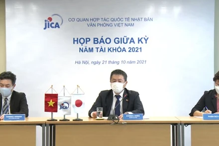 Buổi họp báo dưới hình thức trực tuyến.