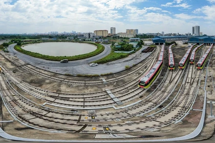 Toàn cảnh khu depot tại Nhổn.
