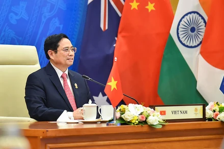 Thủ tướng Phạm Minh Chính tham dự Hội nghị cấp cao Đông Á lần thứ 16. (Ảnh Báo Thế giới và Việt Nam)