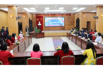 40 nhà giáo tiêu biểu sẽ trực tiếp báo cáo ý tưởng đổi mới, sáng tạo trước hội đồng thẩm định. (Ảnh: Thanh Tùng)