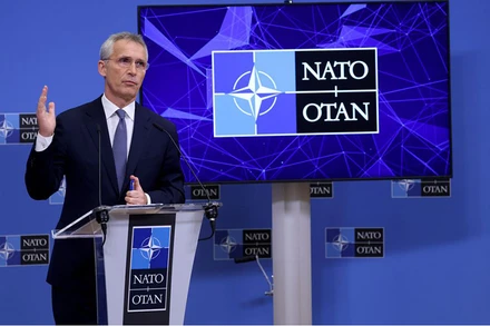Tổng thư ký NATO Jens Stoltenberg. (Ảnh: Reuters)