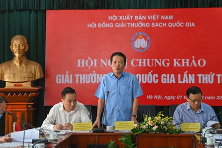 Hội nghị Chung khảo Giải thưởng Sách quốc gia lần thứ tư. (Ảnh: Ban Tổ chức)