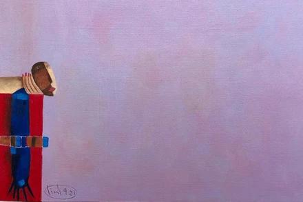 Tác phẩm của họa sĩ Tào Linh.