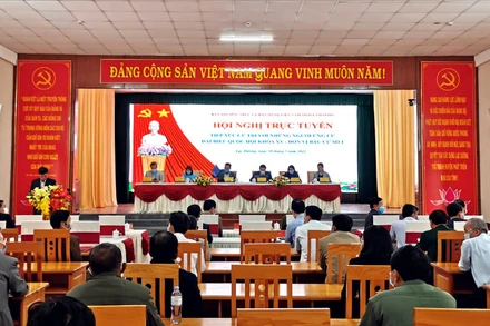 Quang cảnh hội nghị.