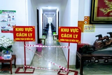 Phong tỏa khách sạn Blue Sea, địa chỉ số 15 Trung Lực, Đằng Lâm, Hải An, Hải Phòng.
