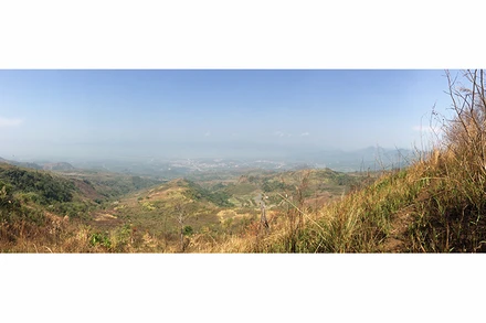 Trận địa ở độ cao 1.000 m so mực nước biển, nơi pháo binh ta giáng sấm sét xuống đầu thù.