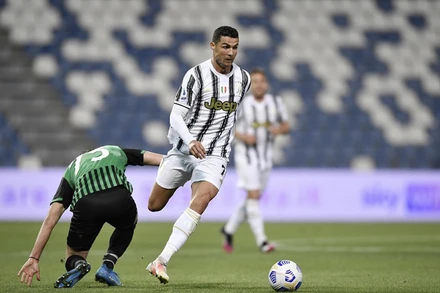 Ronaldo đạt cột mốc ghi bàn vĩ đại trong lịch sử bóng đá thế giới trước khi kết thúc mùa giải thứ ba ở Juventus. (Ảnh: Juventus FC)