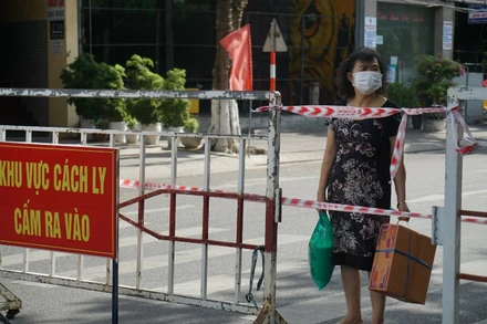 Khu vực dân cư liên quan các ca bệnh đã cách ly, phong tỏa.