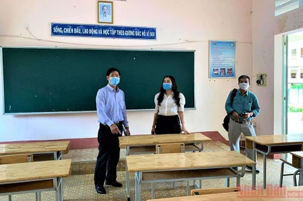 Điểm thi tại Trường THPT Lê Quý Đôn, TP Buôn Ma Thuột, tỉnh Đắk Lắk trước kỳ thi tốt nghiệp THPT năm 2020.