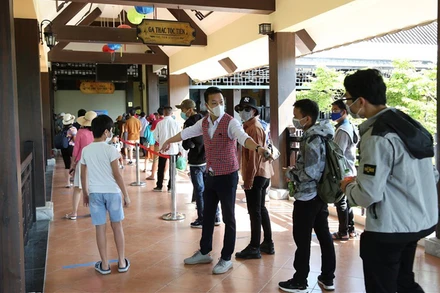 Các khu điểm, cơ sở lưu trú cần tiếp tục thực hiện việc bảo đảm an toàn phòng, chống dịch Covid-19 (Ảnh: NDĐT)