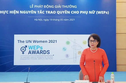 Đại diện ban tổ chức tại lễ phát động (Ảnh: UNWomen).