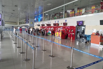 Sảnh E - Nhà ga hành khách T1, Cảng HKQT Nội Bài. (Ảnh: ACV)