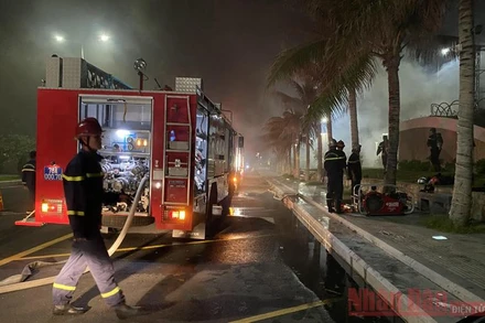 Hiện trường vụ cháy 