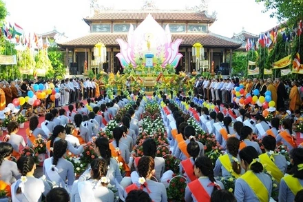 Đại lễ Phật đản năm 2019 cử hành tại Tổ đình chùa Từ Đàm - TP Huế.