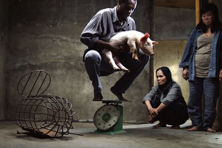 Một cảnh trong phim "Vị".