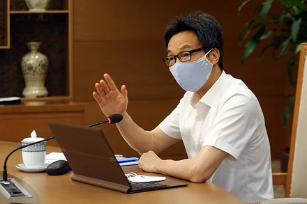 Phó Thủ tướng Vũ Đức Đam, Trưởng Ban Chỉ đạo chủ trì cuộc họp. (Ảnh: VGP)