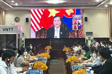 Hội thảo trực tuyến xúc tiến đầu tư với Hoa Kỳ.