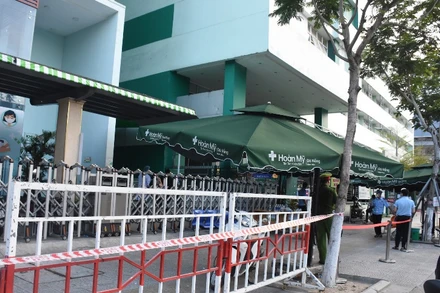 Công an túc trực, giám sát tại Bệnh viện Hoàn Mỹ Đà Nẵng từ chiều nay, 3-5.